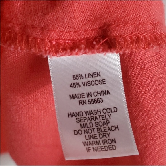 NEW Cynthia Rowley, 2X, Coral, Sleeveless, Assymetrical Hem - Picture 7 of 10